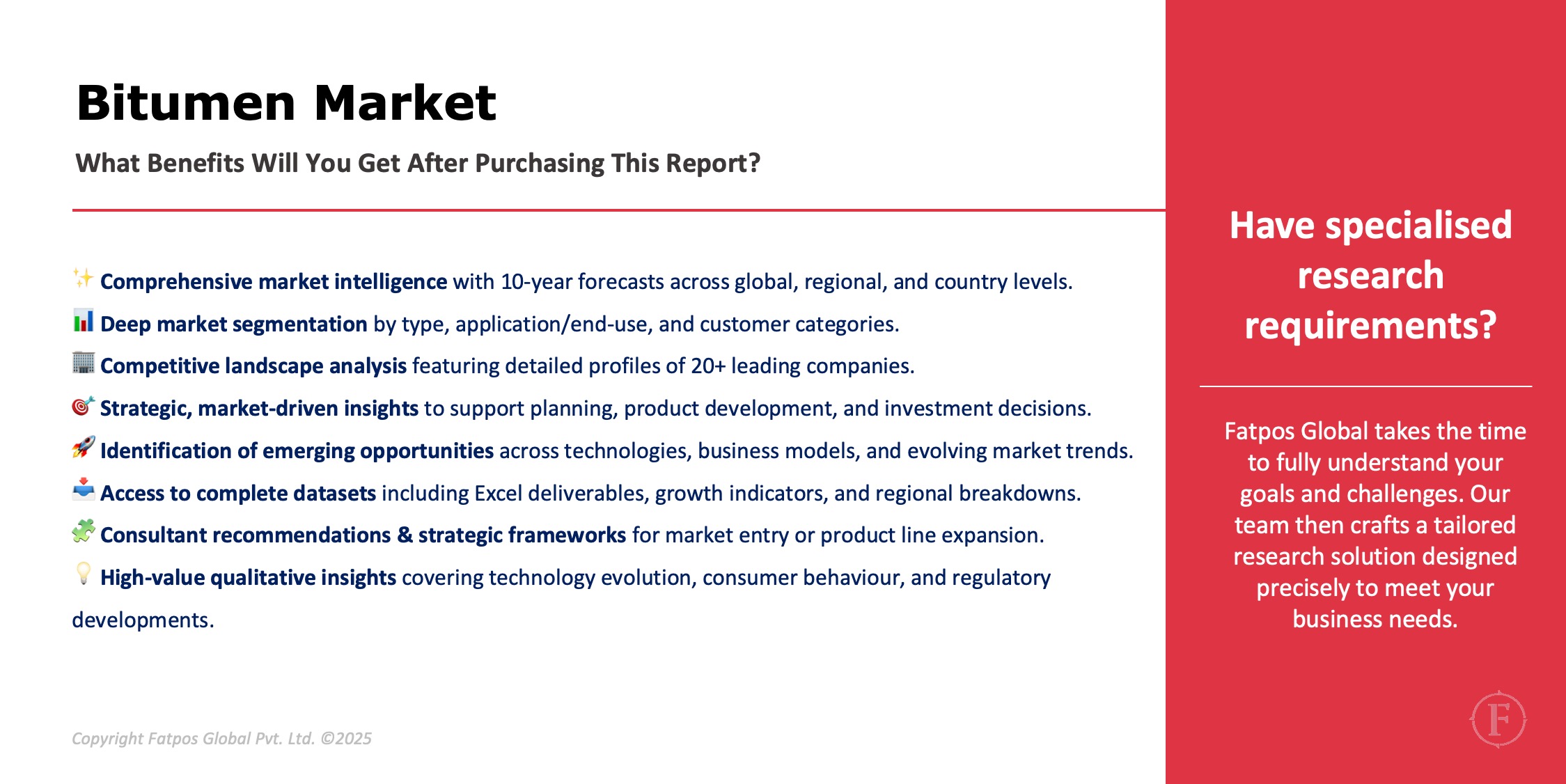 Global Bitumen Market Analysis